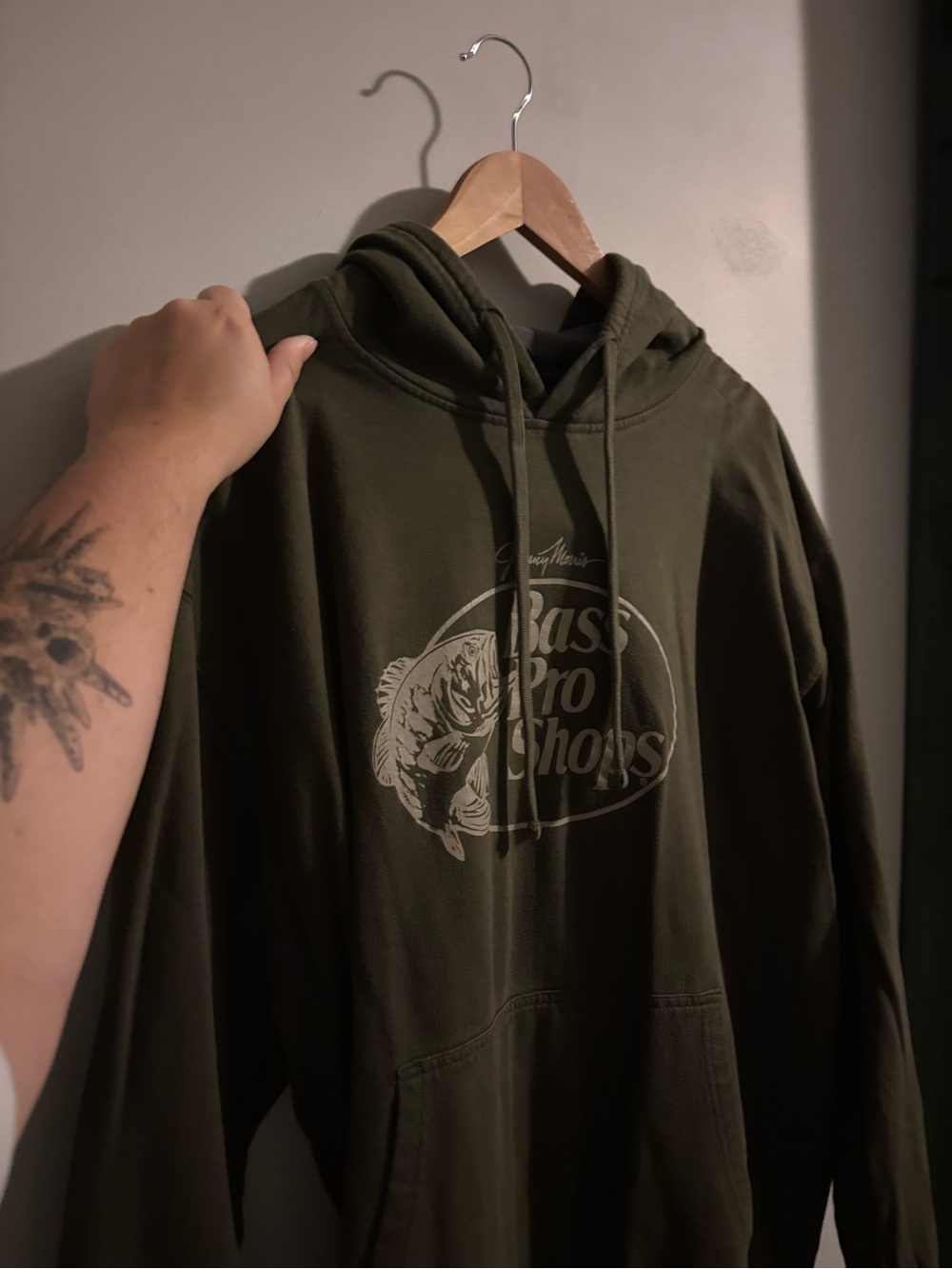 Bass Pro Shops Hoodie with Fish Graphic